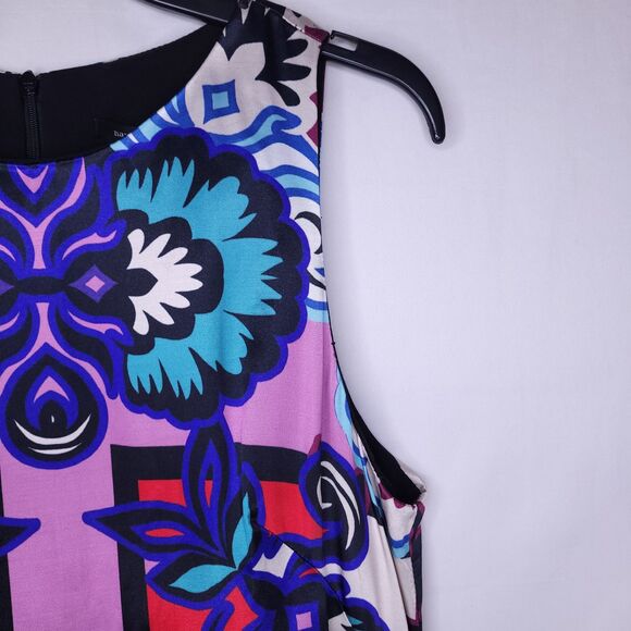 Nanette Lepore Dress 10 Multi Color Sheath Oasis Mosaic NWT - Picture 6 of 11